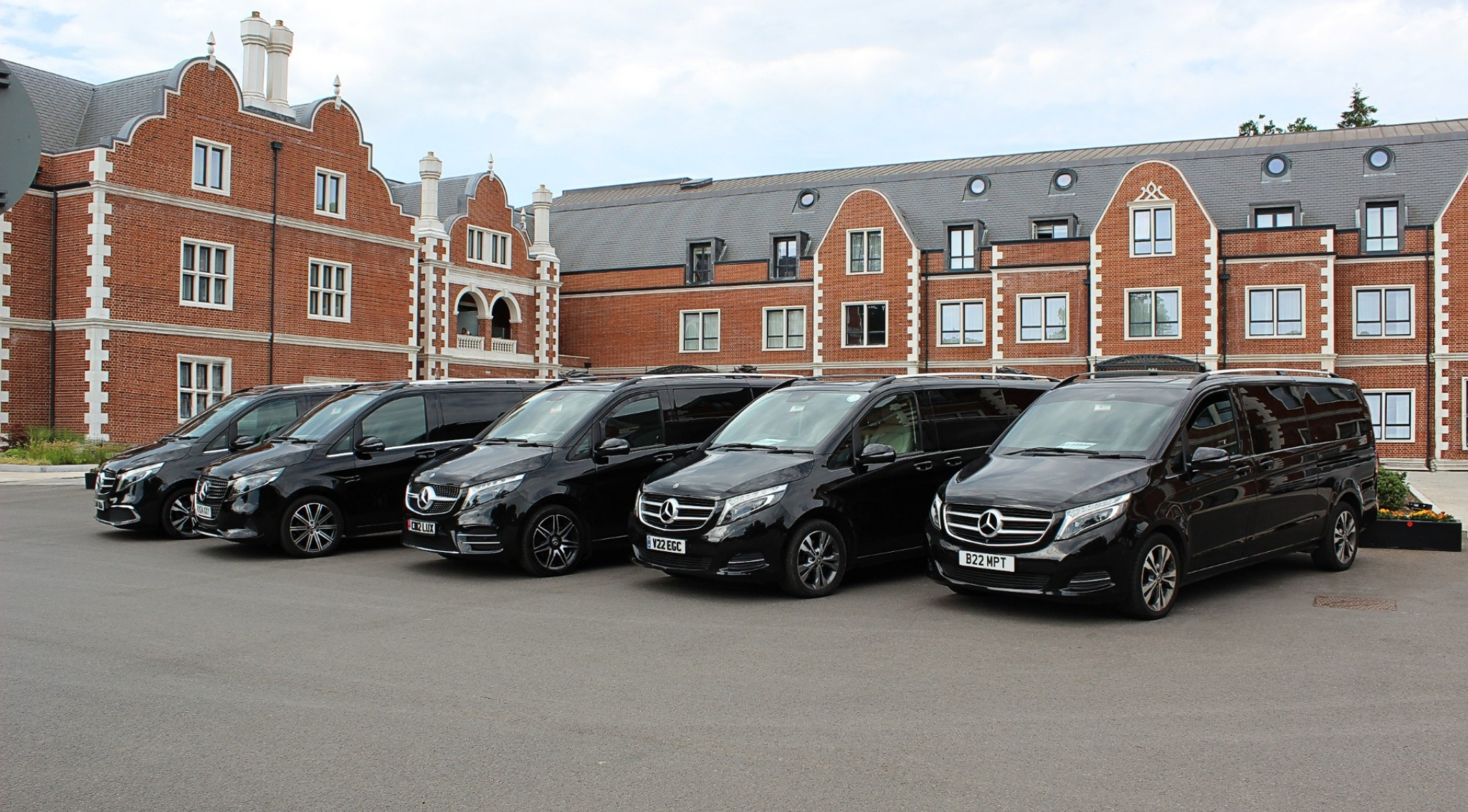 V Class Chauffeur Hire for Events in UK
